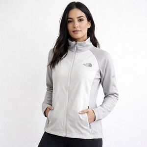 The North Face Flight Series Jacket Womens M Gray TKA Stretch Running Softshell
